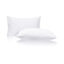 Queen-Pillow-Protectors-with-Zipper-100%-Cotton-Stripe-400TC-Pack-of-2-White-Pillow-Covers